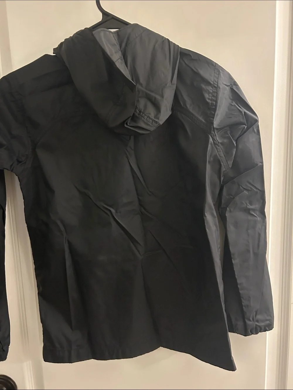 Columbia Kids Black Hooded wind breaker Jacket